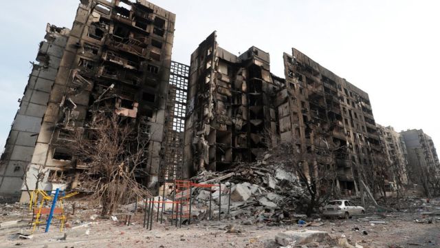 Рашисти планують знести 16 будинків у Маріуполі, щоб приховати сліди своїх воєнних злочинів