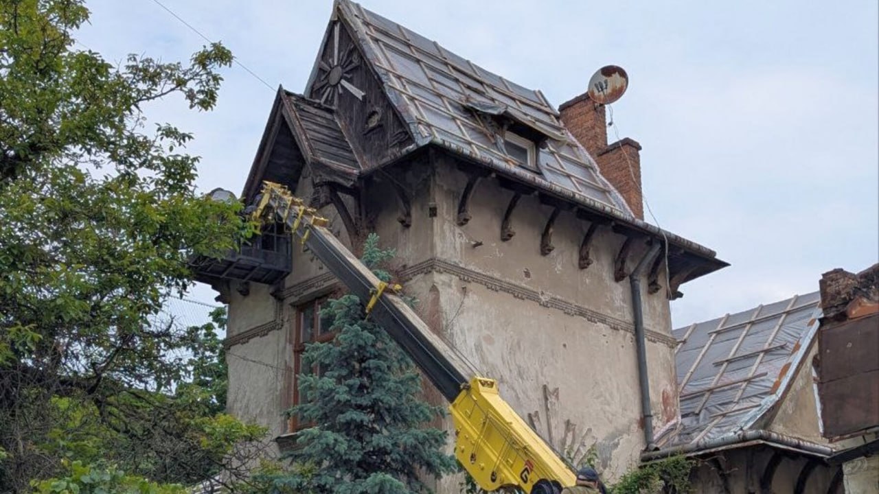 Історичну віллу «Сонечко» у Львові відновлять після ракетного удару за підтримки міста та польських партнерів